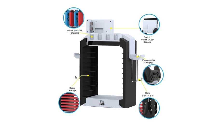 Imp Tech Βάση Κονσόλας-Ακουστικών-Παιχνιδιών Switch/Switch OLED (BATCH120123)