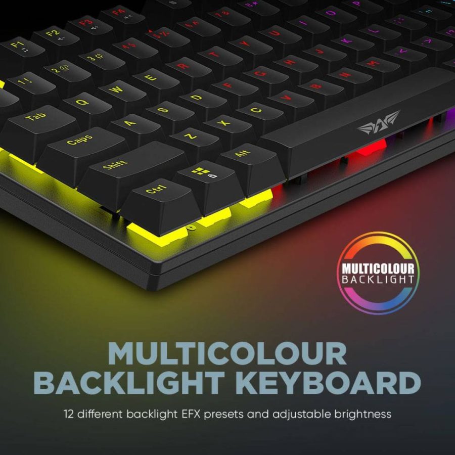 Armaggeddon Mechanical Keyboard MKA-2C Neo Black με διακόπτες Clicky Blue