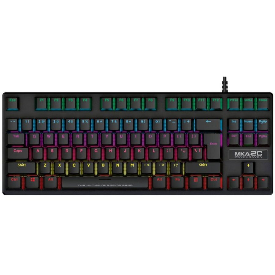 Armaggeddon Mechanical Keyboard MKA-2C Neo Black με διακόπτες Clicky Blue