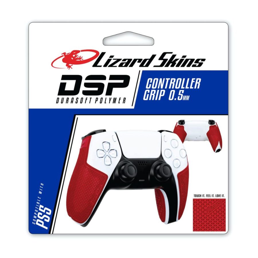 Lizard Skins DSP Controller Grip for PlayStation 5 Crimson Red