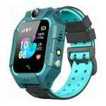 Q19 Παιδικό Smartwatch με GPS και Καουτσούκ/Πλαστικό Λουράκι Πράσινο