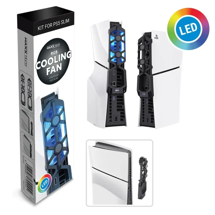 Maxx Tech Σύστημα Ψύξης PS5 Slim RGB Fan