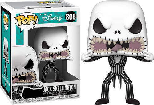 Funko Pop! Disney: Nightmare Before Christmas - Jack Skellington (Scary Face) #808 Figure