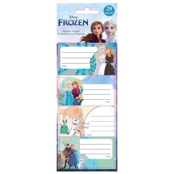 Disney Ετικέτες Frozen 2 Σετ=5 φύλλα 20 ετικέτες (50-3130)