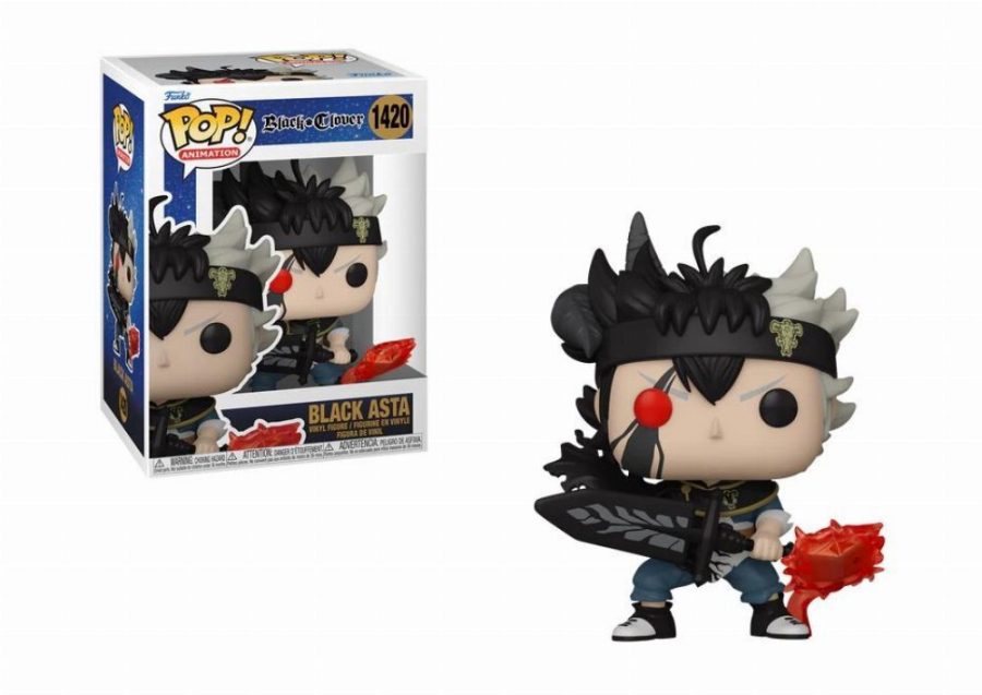 Funko Pop! Animation Black Clover S2 Black Asta #1420 Figure