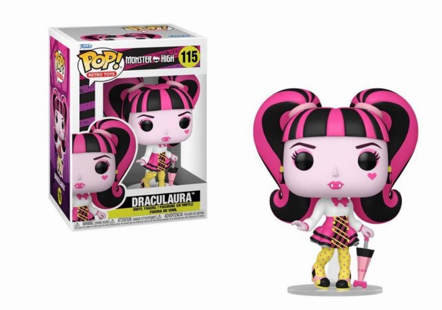 Funko Pop! Retro Toys: Monster High - Draculaura #115 Figure