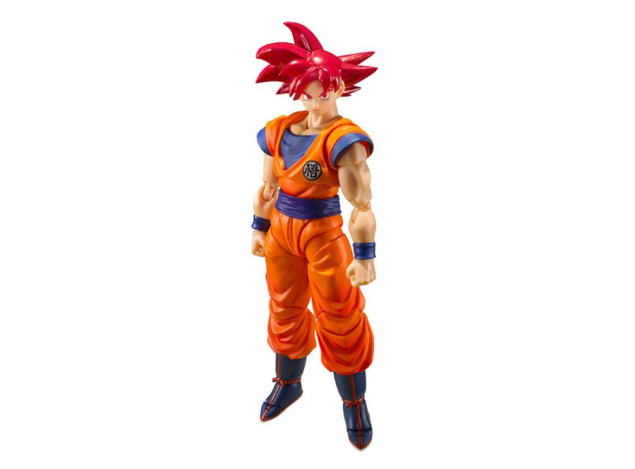 Bandai Tamashii Nations Dragon Ball Super Super Saiyan God Son Goku Saiyan God of Virtue S.H. Figuarts Figure 14cm (BTN66123-4)