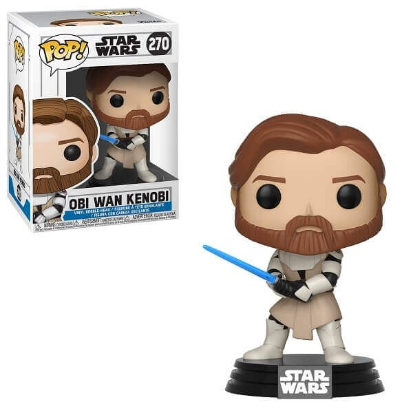 Funko Pop! Star Wars: Clone Wars - Obi Wan Kenobi #270 Figure