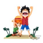 Banpresto WCF - Log Stories: One Piece - Luffy Nami Statue (7cm) (BP89111P)