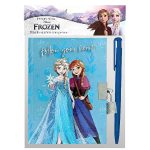 DIARY ΜΕ ΛΟΥΚΕΤΟ και ΣΤΥΛΟ FROZEN 18x12cm (50-3376)
