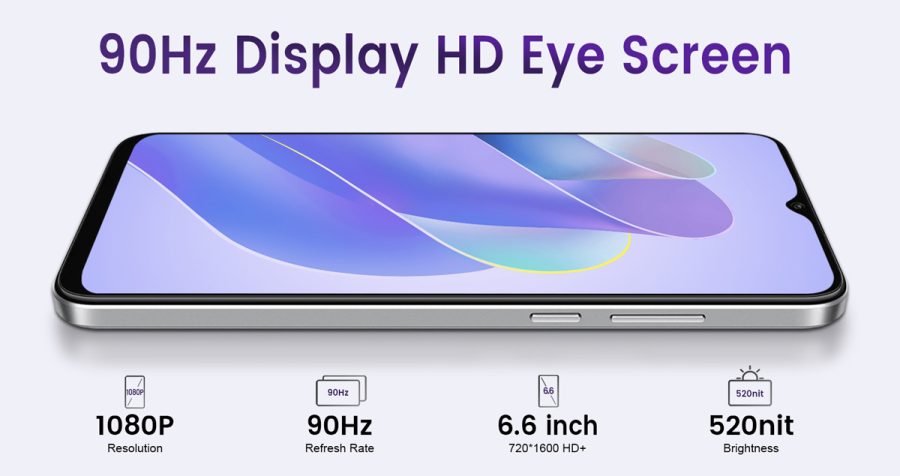 KXD smartphone Classic A10, 6.6", 6/128GB, 4500mAh, μπλε