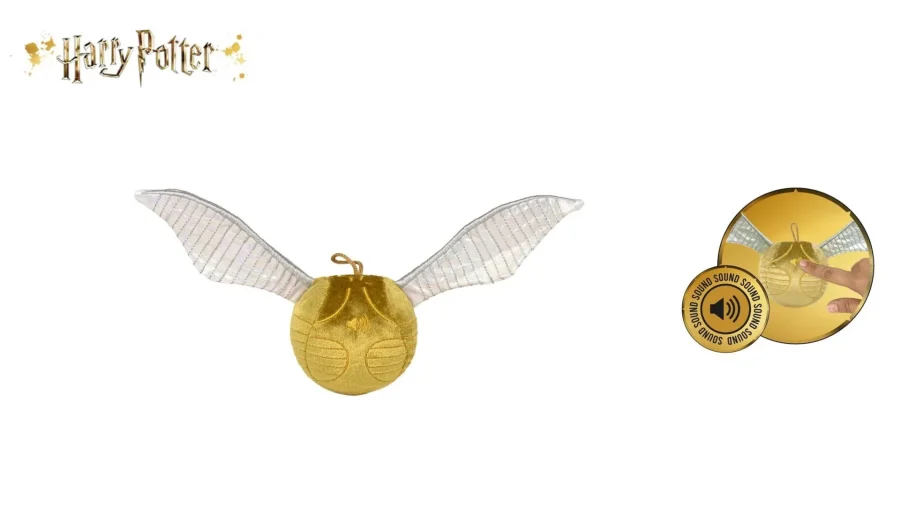 Play by Play Λούτρινο Harry Potter Golden Snitch Plush With Sound 22cm (76023901)