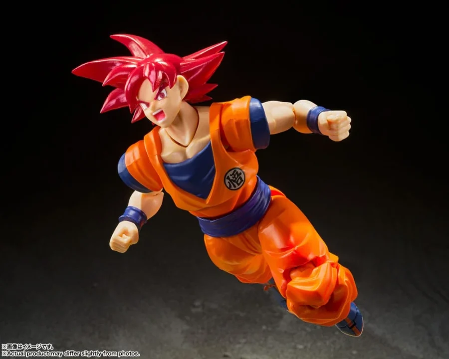 Bandai Tamashii Nations Dragon Ball Super Super Saiyan God Son Goku Saiyan God of Virtue S.H. Figuarts Figure 14cm (BTN66123-4)