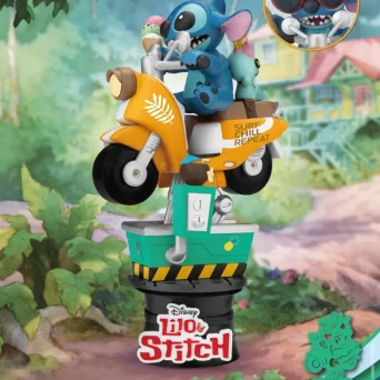 Beast Kingdom Αγαλματίδιο LILO & STITCH - Stitch Coin Ride Diorama D-Stage 15.5cm (DS-041)