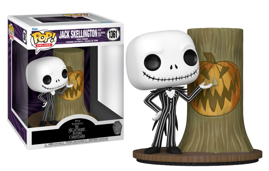 Funko Pop! Disney Deluxe: Nightmare Before Christmas - Jack Skellington with Halloween Door #1361 Figure
