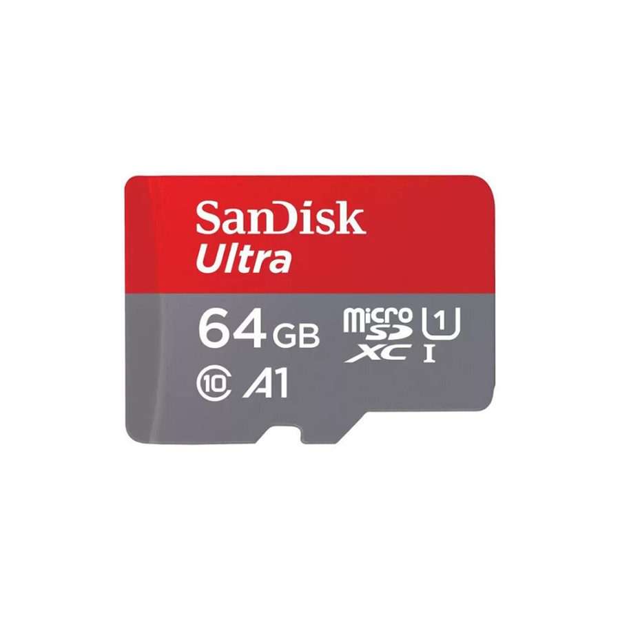 Sandisk Ultra microSDXC 64GB Class 10 U1 A1 UHS-I 140MB/s (SDSQUAB-064G-GN6MA) (SANSDSQUAB-064G-GN6MA)p