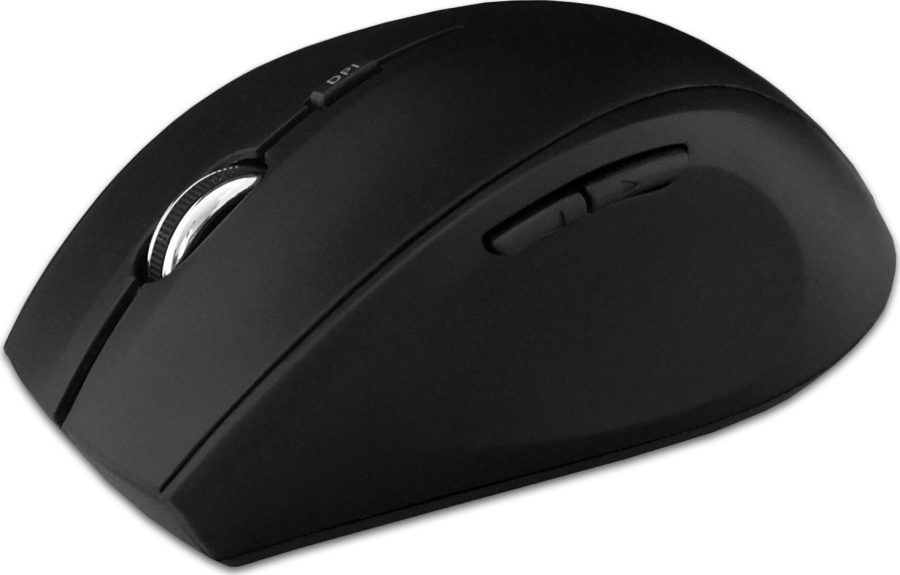 MediaRange Wireless Keyboard & Mouse Combo Highline Series (Black/Silver) (MROS105-GR)