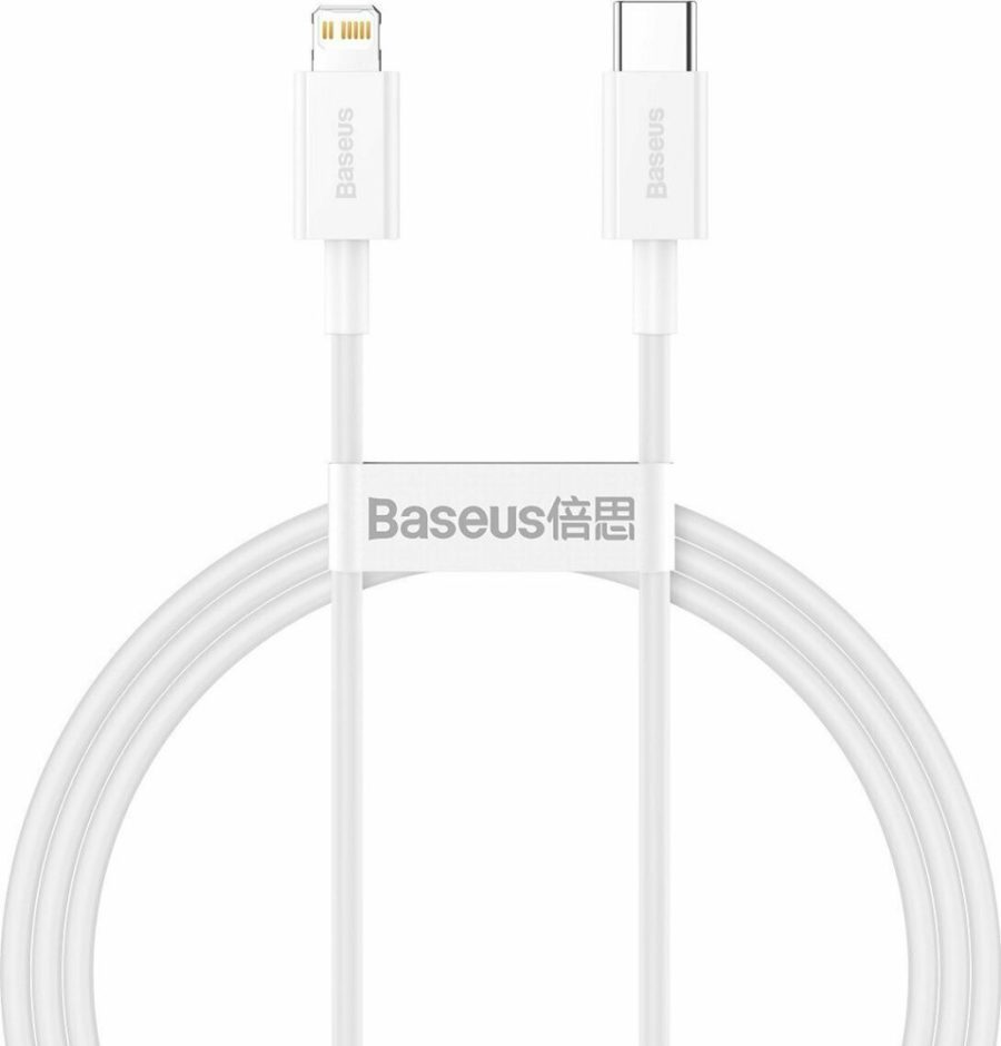 Baseus Type-C - Lightning Superior Series fast charging data cable PD 20W 1m White (CATLYS-A02)