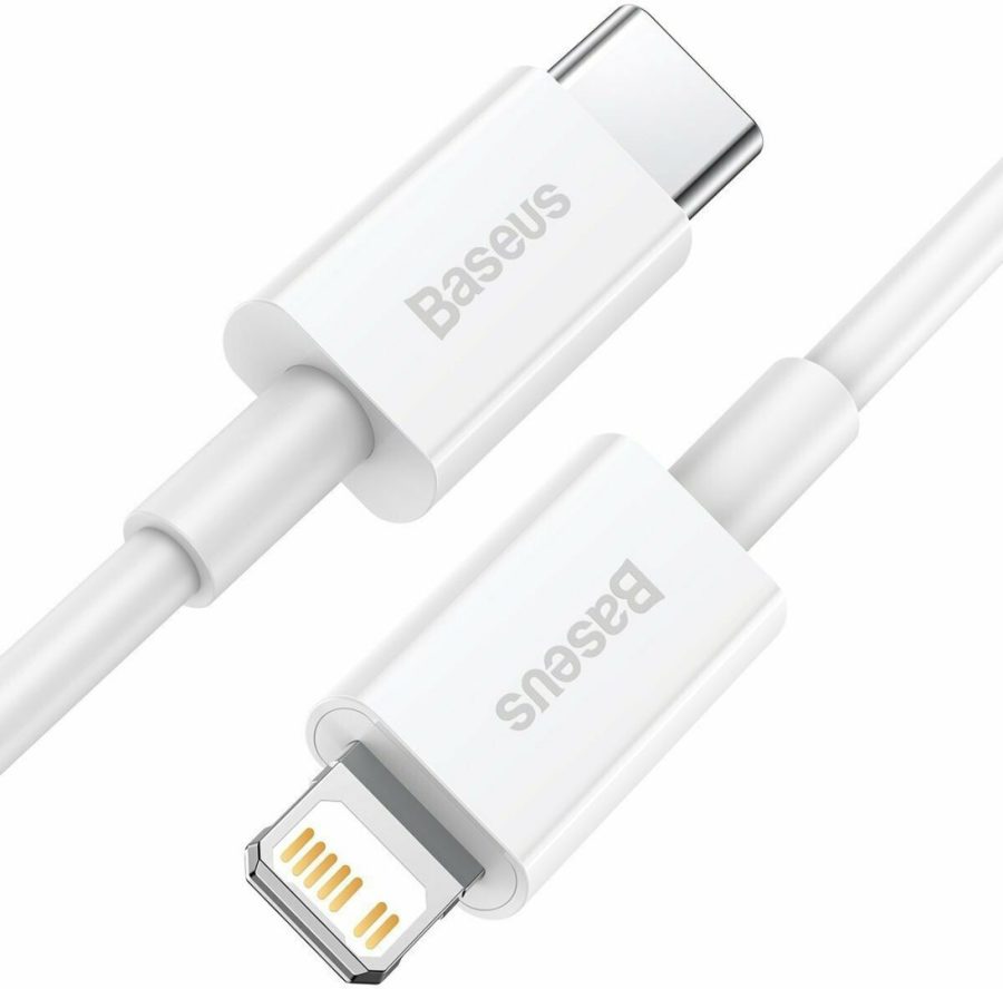 Baseus Type-C - Lightning Superior Series fast charging data cable PD 20W 1m White (CATLYS-A02)