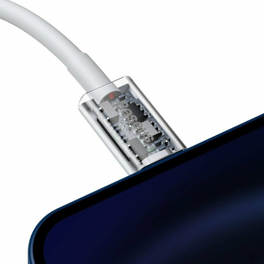 Baseus Type-C - Lightning Superior Series fast charging data cable PD 20W 1m White (CATLYS-A02)