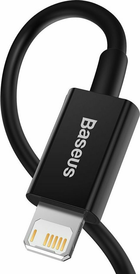 Baseus Lightning Superior Series cable, Fast Charging, Data 2.4A, 2m Black (CALYS-C01)