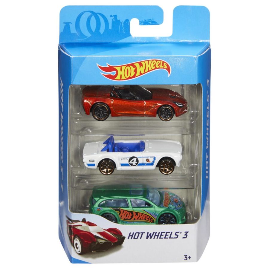 HOT WHEELS - ΑΥΤΟΚΙΝΗΤΑΚΙΑ ΣΕΤ ΤΩΝ 3 (ΔΙΑΦΟΡΑ ΣΧΕΔΙΑ) (K5904)
