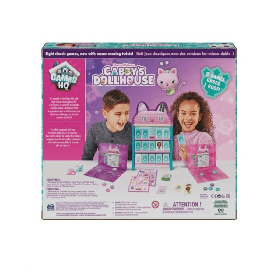Spin Master Gabby's Dollhouse: 8 Παιχνίδια με την Γκάμπι - Επιτραπέζια (6065857)