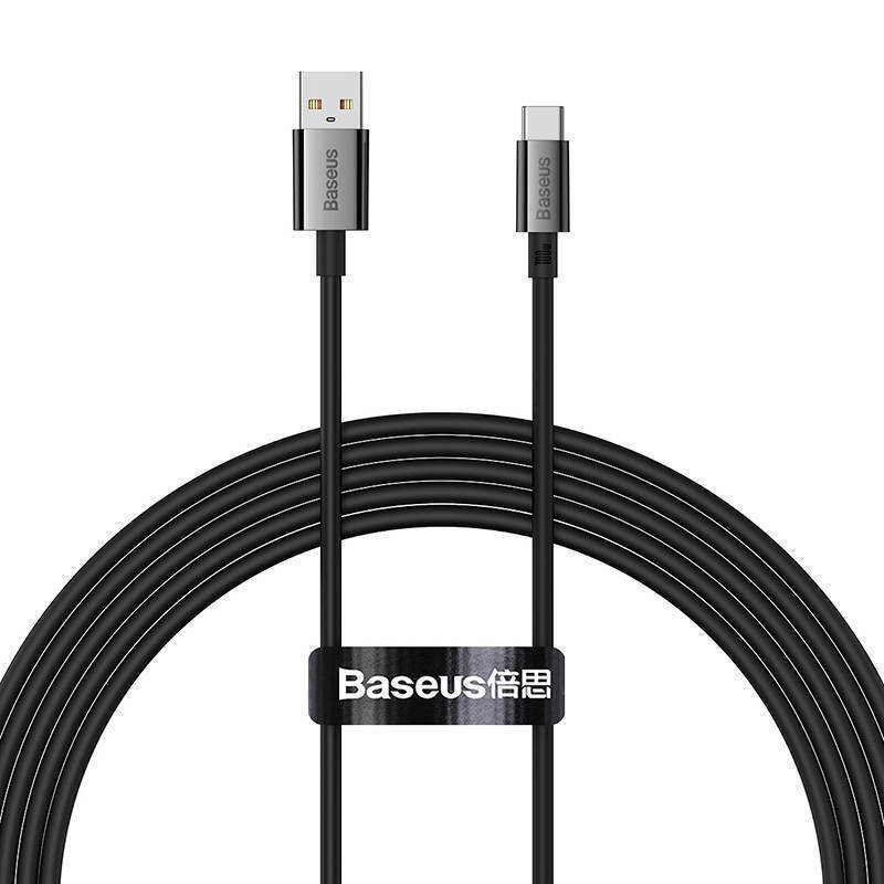 Ad Baseus Cable USB to USB-C Superior 100W 2m Black (P10320102114-02) (BASP10320102114-02)