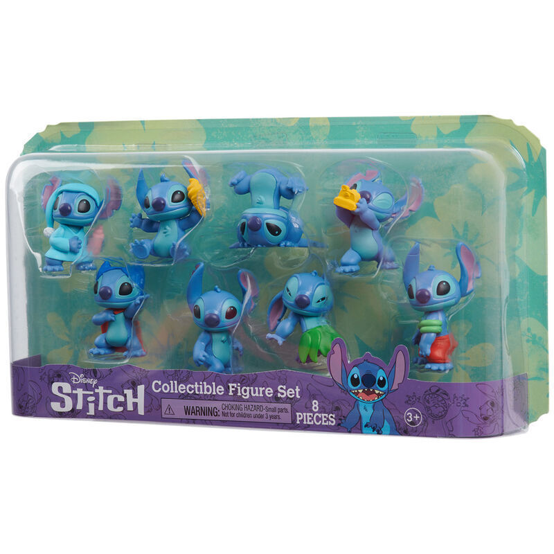 Just Play Disney Stitch - Figure Set 8 Φιγουρες Pack 7 cm (302-46254)