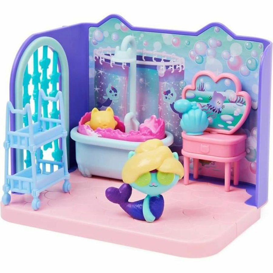 Spin Master Gabby's Dollhouse: Μίνι Σετ Δωμάτια Κουκλόσπιτου Μπάνιο (6062036)