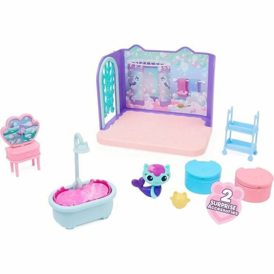 Spin Master Gabby's Dollhouse: Μίνι Σετ Δωμάτια Κουκλόσπιτου Μπάνιο (6062036)