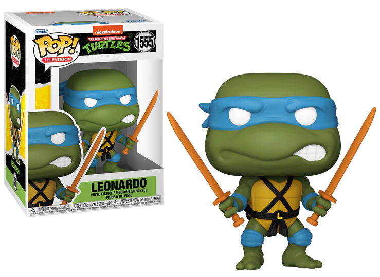 Funko Pop! Television: Teenage Mutant Ninja Turtles - Leonardo #1555 Figure