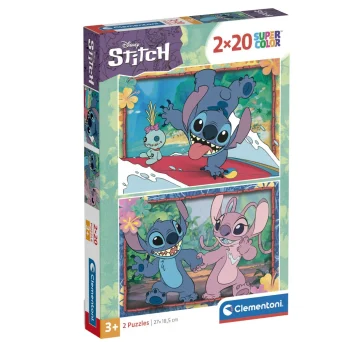 Clementoni LILO & STITCH - Stitch & Angel - 2 Set Puzzle 20P (24809)