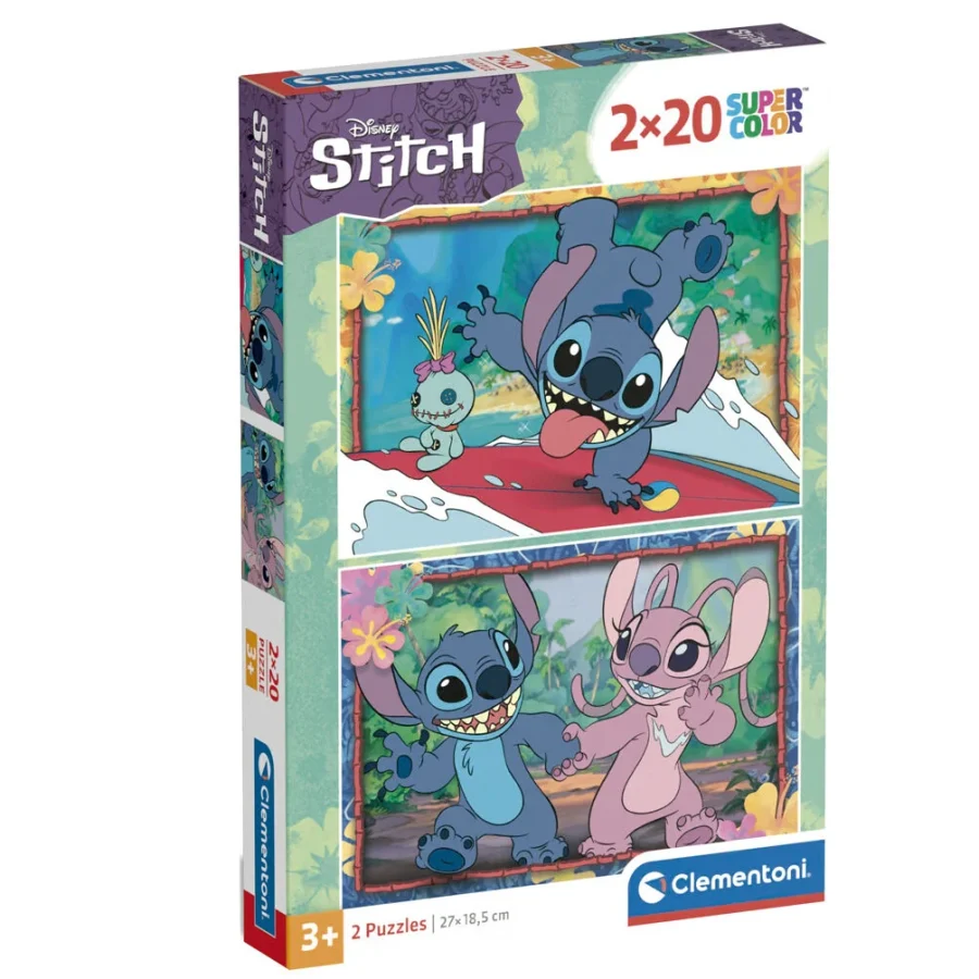 Clementoni LILO & STITCH - Stitch & Angel - 2 Set Puzzle 20P (24809)