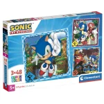 Clementoni Puzzle Super Color Sonic The Hedgehog 48P (25320)