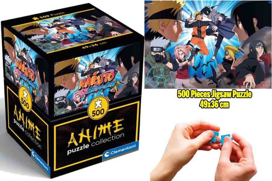 Clementoni NARUTO SHIPPUDEN - Confrontation - Cube Puzzle 500P (35517)