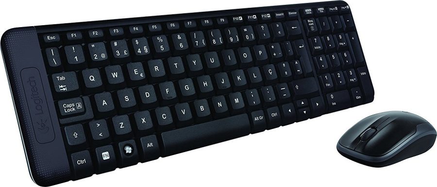 Logitech MK220 Desktop Combo GR (Black, Wireless) (LOGMK220)