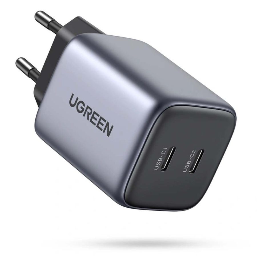 Charger GaN UGREEN CD294 45W Dual PD Space Gray 90573