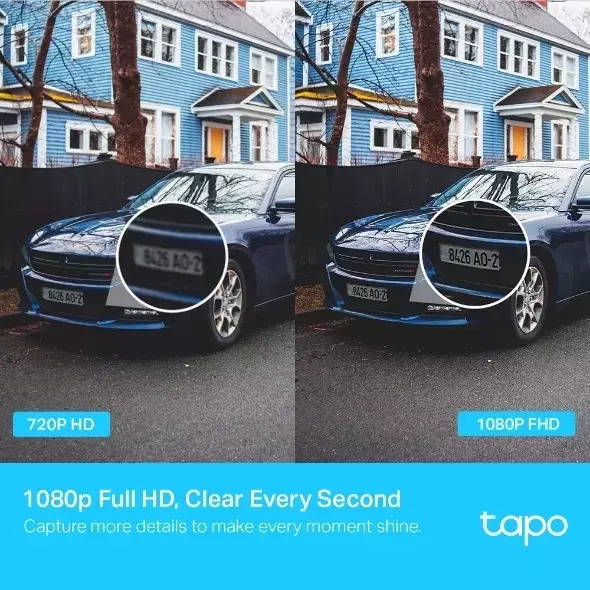 TP-Link Tapo C510W Outdoor Pan/Tilt Wi-Fi Κάμερα Ασφαλείας 2K 3MP με 360° Κάλυψη, AI Ανίχνευση, Color Night Vision, Two-Way Audio & IP65