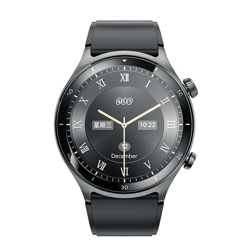 QCY Active GT S7 BT Call Watch Black – 3ATM Waterproof, 120 sports (Auto-detect Sport A.I.)