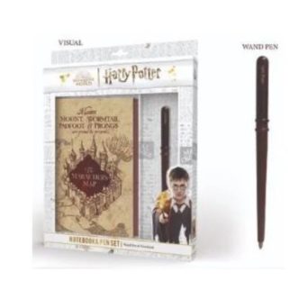 Pyramid Σημειωματάριο Harry Potter - Marauder Map Premium Set + Wand Pen