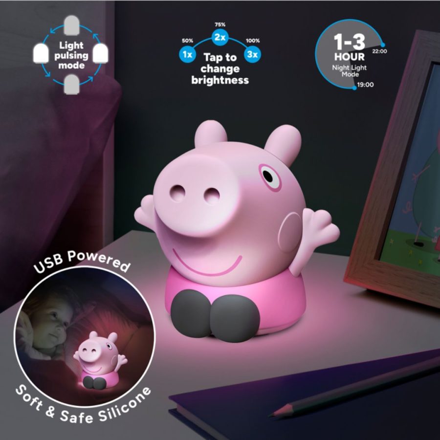 Paladone Peppa Pig - Silicone Light Rechargeable 14cm (PP13695PP)