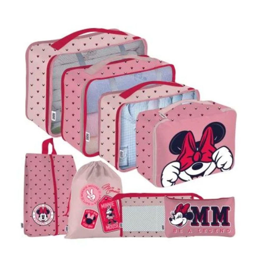 Arditex Σετ οργάνωσης αποσκευών Minnie - Suitcase Organizers 8 pc. (WD16708)