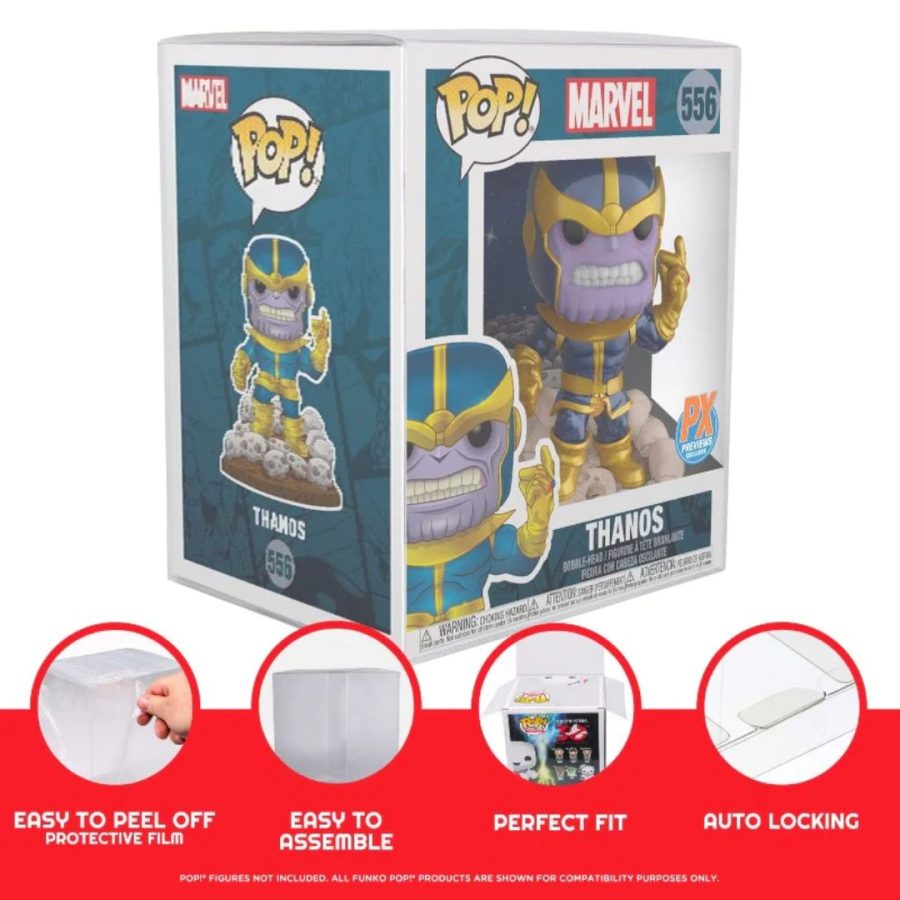 Evoretro - Premium Funko Pop Plastic Protector for 6 Inch 10-Pack