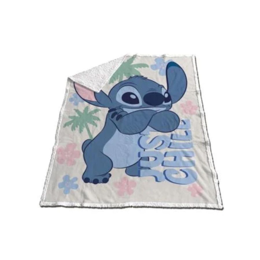 AyMax Κουβέρτα Lilo & Stitch Sherpa Blanket 130x170cm - Stitch Just Chill