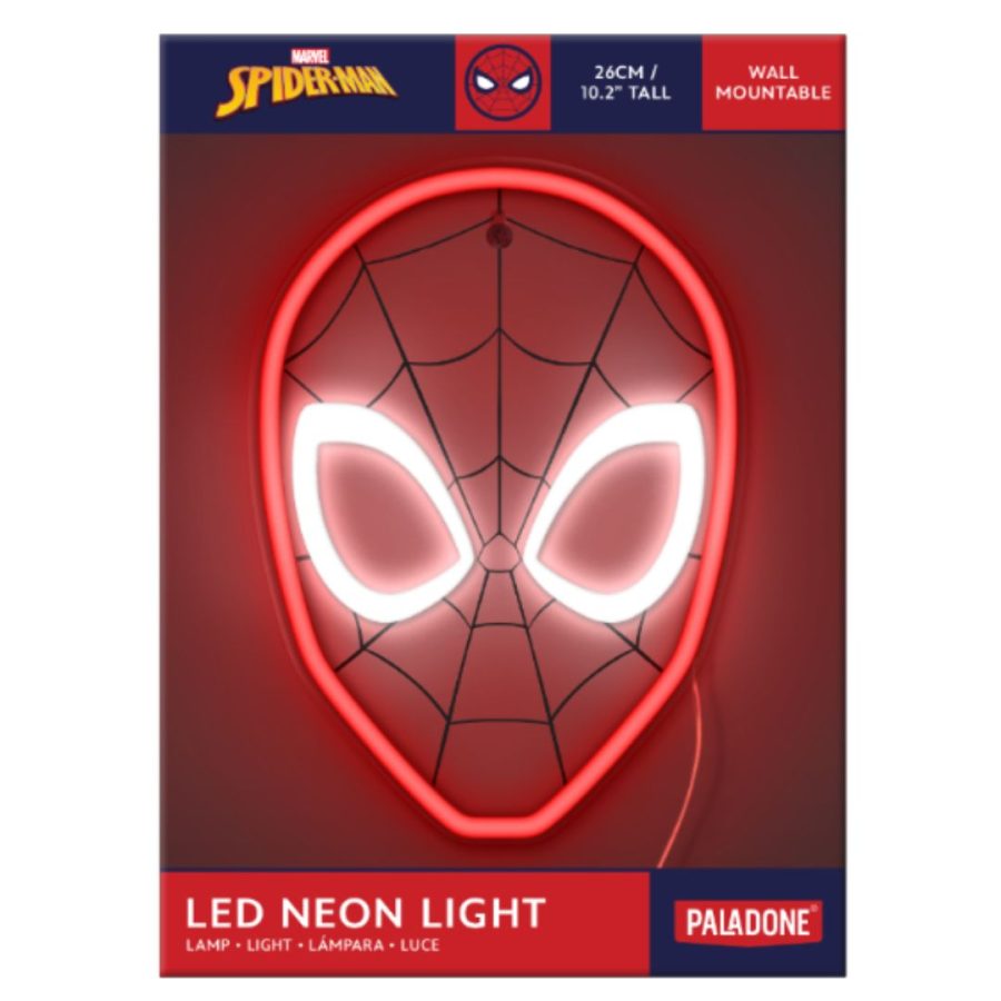 Paladone Φωτιστικό Marvel - Spider-Man - Wall Mountable LED Neon Light (PP14000SPMVN)