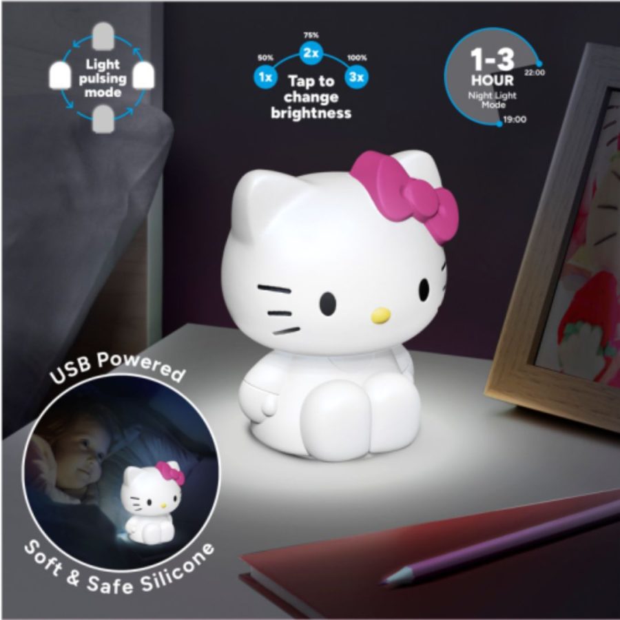 Paladone Hello Kitty - Φωτιστικό Silicone Light Rechargeable 18cm (PP13694HK)