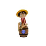 Teknofun ONE PIECE -LED Light-Up Alarm Clock - Luffy on a Barrel 27 cm