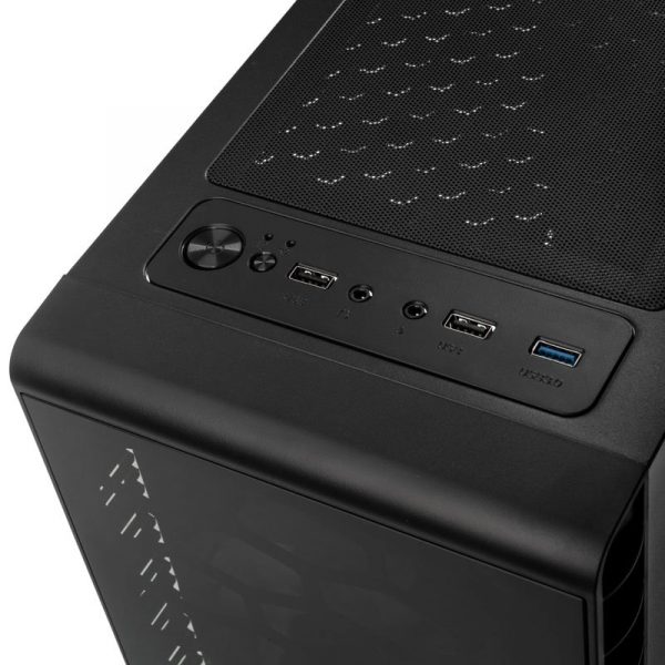 Kolink Observatory Lite RGB Midi-Tower – Tempered Glass – Black