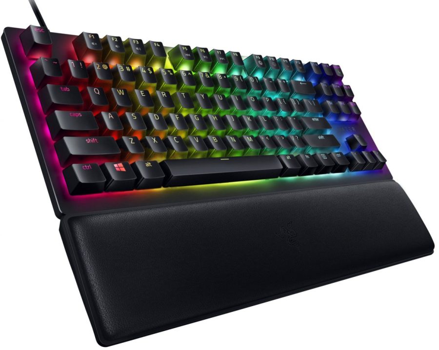 Razer Huntsman V2 Tenkeyless – RGB Optical Gaming Keyboard (Linear Red Switch) – US Layout